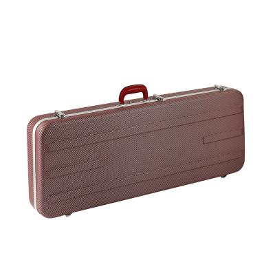 China Red Hard Foam Electric Guitar Case Hard Shell ABS Foam AL Material Waterproof for sale