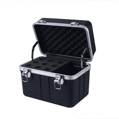 China Caja del estante del vuelo de la caja MIC9 del micrófono del ABS/caja de viaje del soporte de estante en venta