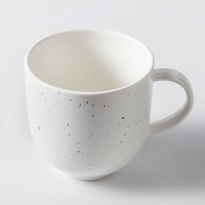 China Vintage Small Retro Gingeli Stain Reusable Luxury Japanese Matte Reusable Tea Coffee White Ceramic Milktea Cup Handle For Restaurant Hotel for sale