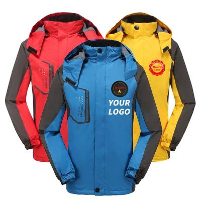 China Outdoor Custom Logo Printing Winter Waterproof Mens Breathable Coat Plus Size Jackets for sale