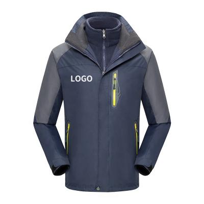 China Winter Outdoor Sportswear Plus Size Warm Detachable Custom Logo Printing OEM/Odm Men's Shear Tactical Jacket for sale