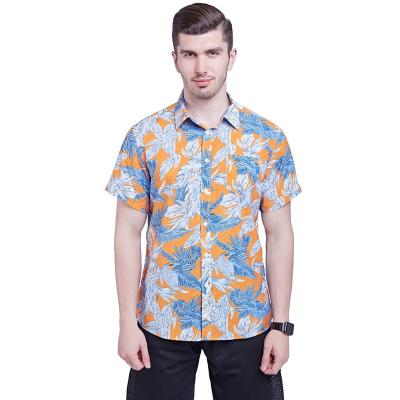 China Breathable Over Size Men's Cotton Camicia Hawaiian Shirts Casual Shirts Plus Size OEM 2022 Silk for sale