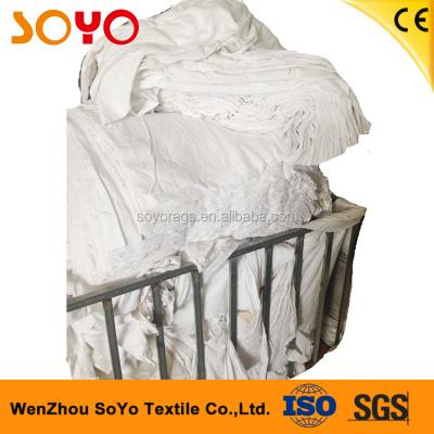 China Strong Absorption Capacity Water Oil Cotton Refined Petroleum White Wipes Used Bed Sheets For Bale for sale