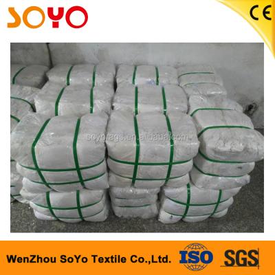 China Strong Capacity Hot Sale Water Absorption White T-shirt Cotton Cloths Wipper Supplier Reuse Blank Sheet Cut Wiper Interesting For Marine Boat for sale