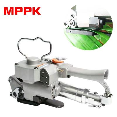 China CLOTHING Best Price A19 A25 MPPK Buckle Free Hand Held Pneumatic PET PP Tying Machine Price for sale