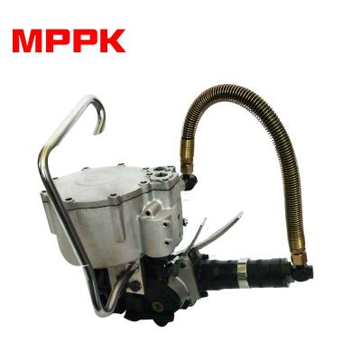 China CLOTHING MPPK KZ32B/19B Large Tension Tube Pipe Hanging Pneumatic Steel Strapping Machine for sale