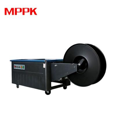 China MPPK AS-13N Electric CLOTHING Double-motor Table 6-15mm PP Low Tying Machine For Book Cardboard for sale