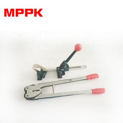 China Food PP Band Tensioner Tool Manual Buckle Sealing Machine For Plastic Strapping for sale