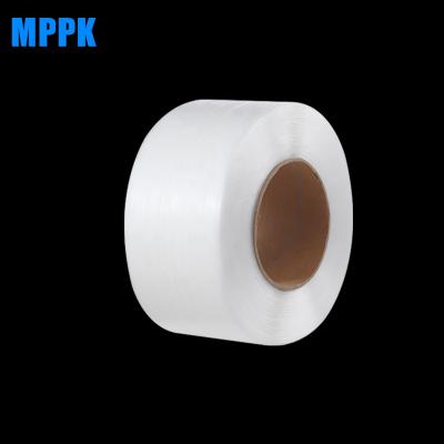 China MPPK Packing Machine Customized Available 12MM 11MM 5MM Transparent White PP Tie Strapping For Automatic Semi-automatic Packaging Machine for sale