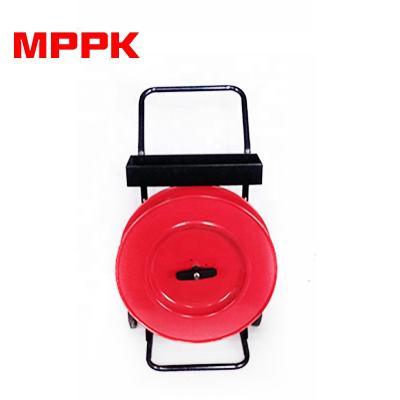 China Red Black Packing Tools Storage Ribbon MPPK H405 Tool Trolley PET Strapping Dispenser for sale