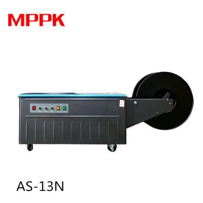 China Food Semi-automatic Double-motor PP Electric Strapping Machine Low Table AS-13N for sale