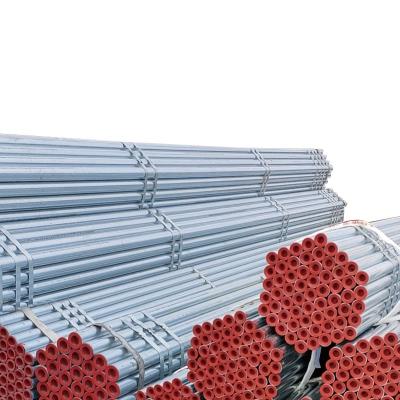 China Pipe Liquid Building Material Round Galvanized Steel Pipe Galvanized Pipe For Greenhouse for sale