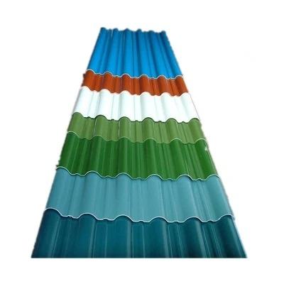 China Best Construction Price Building Material PPGI Color Coated Galvanized Steel Corrugated Roofing Sheet for sale