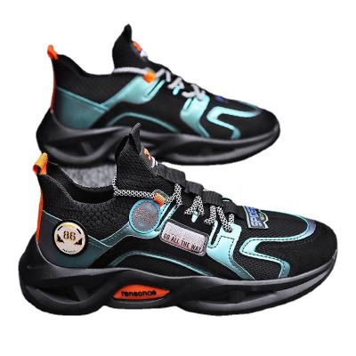 China Hard-Wearing Trending Products 2023 New Arrival Fitness Walking Shoes Free Shipping Versatile Platform Men's Shoes Casual Sneakers Style Shoe for sale