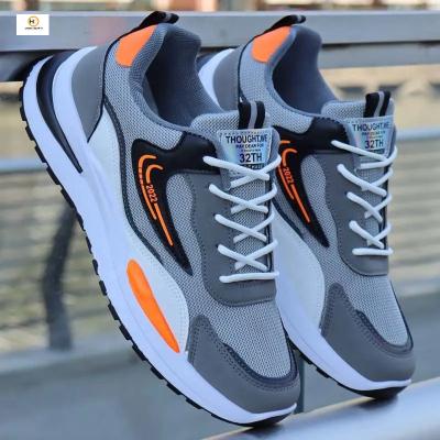 China Hard-Wearing Latest Design Men Summer Running Sports Shoes PU Breathable Fashion Sneakers for Male for sale