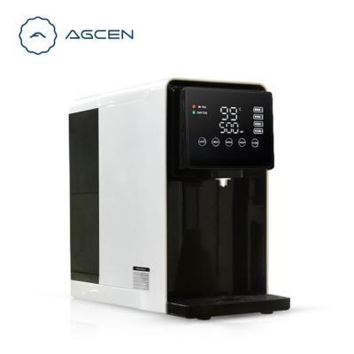 China Hotel AGCEN Instant Hot Water Dispenser Intelligent Water Purifier Air Purifier RO Water Distillation Purifier Desktop System Unit for Home for sale