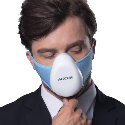 China Face Mask With PM 2.5 Electric Air Cleaner Agcen OEM Battery Replaceable Air Filter With Air Cleaner for sale