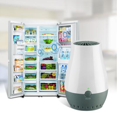 China 2022 New Arrivals Hotel Mini Deodorizer Ozone Oem Home Portable Toilet Refrigerator Hepa Filter Air Purifier Small For Fridge for sale