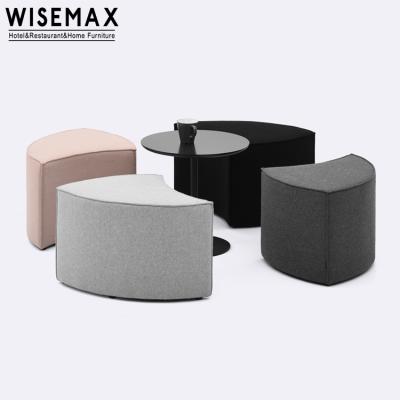 China WISEMAX FURNITURE Space Combination Stool Adjustable Cheap Backup Stool Small Round (Other) Sneak Chair Living Room Furniture Shoe Stool for sale