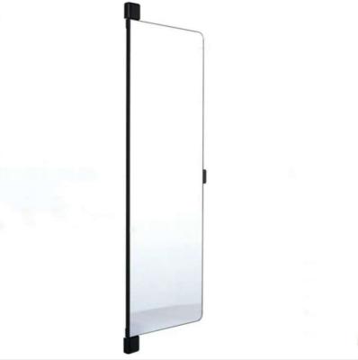 China Hot Selling Minimalist Aluminum Alloy Wardrobe Glass Folding Revolving Mirrors for sale