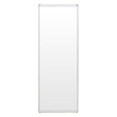 China Aluminum Alloy Wardrobe Furniture Bedroom Minimalist Single Folding Glass Mirror for sale