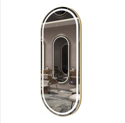 China Morden Custom Special High Quality Rectangle Framed Barber Glass Intelligent Mirror for sale