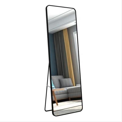 China Art Decor Customized Size Multiple Colors Rectangle Framed Integral Floor Mirrors for sale