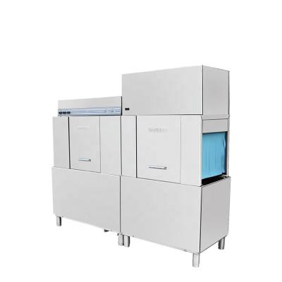 China Commercial Restaurant Dishwasher Automatic Dishwasher With Two Sink For Hotel for sale