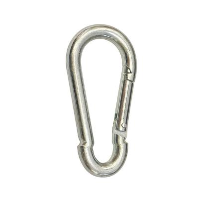 China Durable Custom Carabiner Thumb Screw Lock Alloy Steel Spring Buckle Heavy Duty Retainer Hook Key Chain for sale