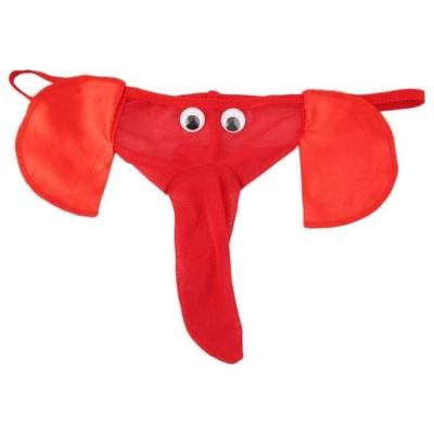 China High Quality Sexy Fancy Design Underwear Elephant Nose Shape Panties Breathable Thong for sale