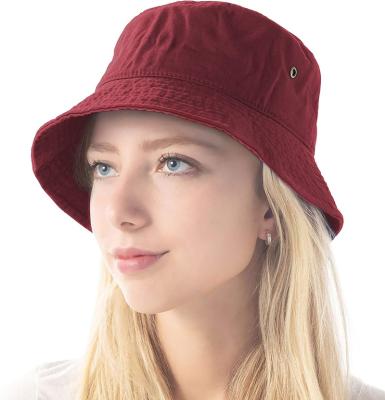 China Fashion\Wholesale Custom Women's White Denim Bucket Hat Comfortable\Durable Logo Plain Unisex Character Cotton for sale