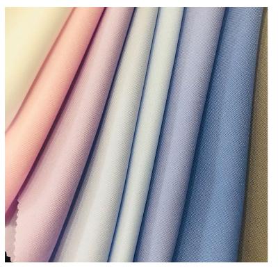 China Plain Wholesale BT 50% Bamboo Fiber 50%Polyester Twill Shirt Fabric Solid Woven Shirt Fabric for sale