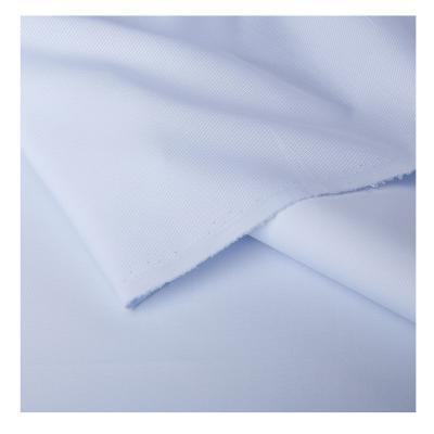 China Wholesale Design CVC Memory New 60 Cotton 40 Polyester Single Dye Woven Dobby Solid Shirt Fabric Fabric for sale