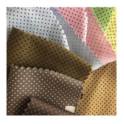 China New Fashion Anti-Static Wholesale Factory Directly Support 100% Cotton Dot Printed Woven Fabric Cloth for sale