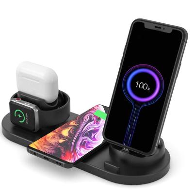 China Short Circuit Protection Wireless Cell Phone Charger Cell Phone Mobile Charging Stations For Apple for sale