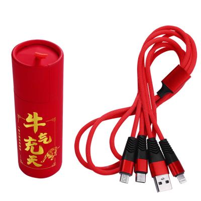 China Other Universal Cheap Professional Manufacture Three In One Mobile Phone Usb Data Line for sale