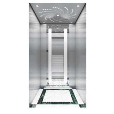 China Modern Luxury Home Lifts Price Residential Elevator Mirror Etching Stainess Steel Home Elevators en venta