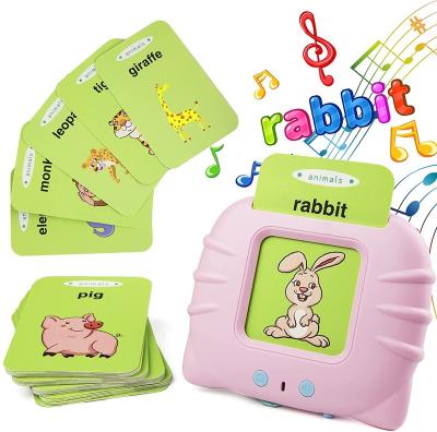 China Early Educational Preschool Learning Toys Smart Electric Children Speaking Flash Card Words Reading Teaching Machine for sale