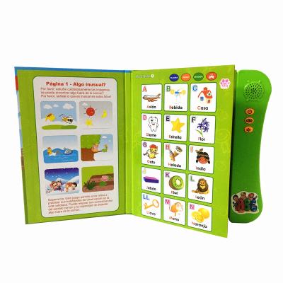 China Preschool Eductional Toys Smart Reading Puzzle Spanish eBook Children's Early Education Teaching Machine Toys for sale