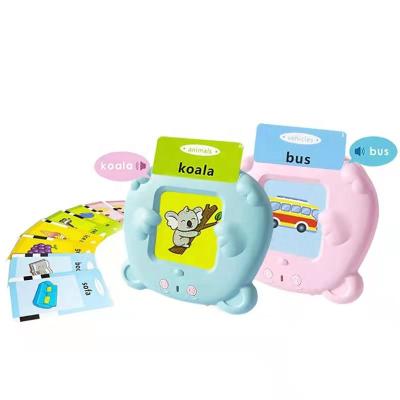 China Early Educational Preschool Learning Toys Smart Electric Children Speaking Flash Card Words Reading Teaching Machine for sale