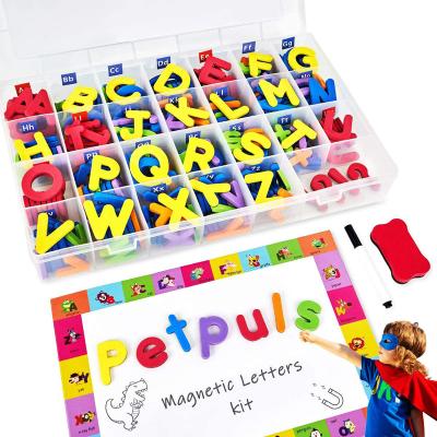 China Preschool Eductional Toys Hot Sales Kids Magnet Toys Educational Letter Spelling Kids Learning Study Toy for sale