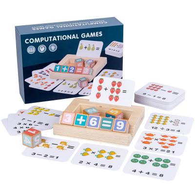 China Safety Building Block Word Game Kids Wooden Spelling Early Educational Toys Learning Montessori Education Toys for sale