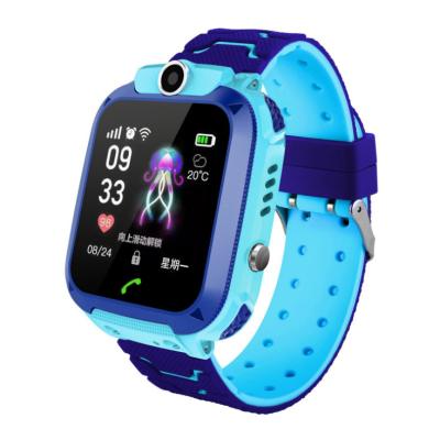 China Wifi Q12 Children Smartwatch Camera Baby Sos Tracker Anti Lost sim Bracelet Alarm Waterproof Phone Call Wrist Kids Smart Watch pk Q19 for sale