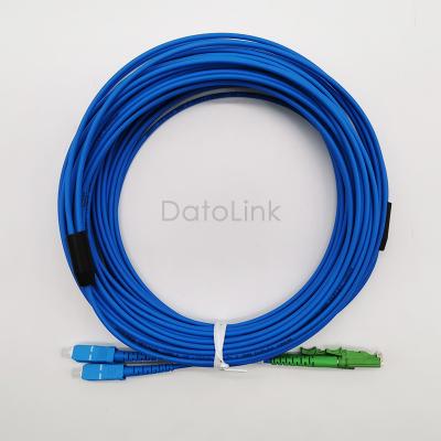 China High Quality FTTH Single Mode 9/125 Duplex SC/UPC-E2000 Fiber Optic Patch Cord for sale