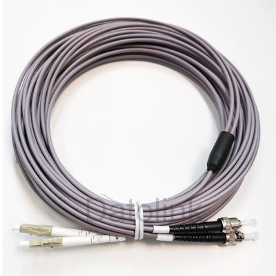 China Fiber Optic Patch Tie Down Armored LSZH Fiber Patch Cable DTL-PC for sale