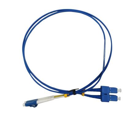 China LC-SC Fiber Patch Cables Singlemode Fiber Optic Patch Tie Down Jumper Duplex Fiber Optic Patch Cable DTL-PC for sale