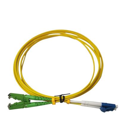 China SC E2000/APC SM Fiber Optic Patch Cord To LC/UPC-SM Duplex LSZH DTL-PC for sale