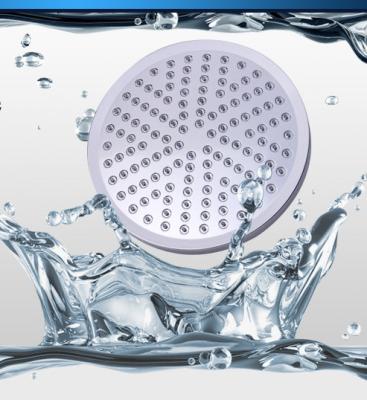 China Rainfall Round Overhead Shower Head For Bathroom Plastic High Volume for sale