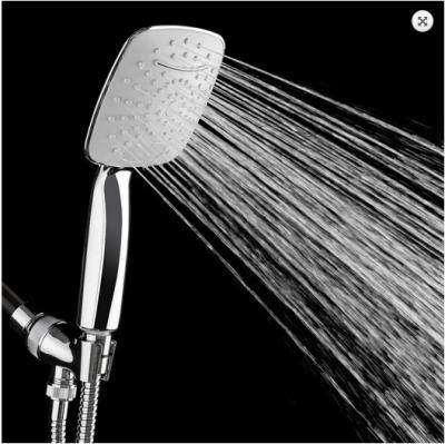 China ABS Chrome Home Multifunction Shower Heads Strong Water Pressure Handheld for sale