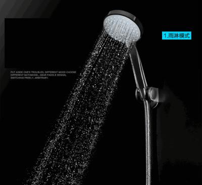 China Multifunction Rail Handheld Water Saving Shower Heads ABS With Chrome Plated for sale